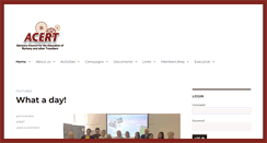 Desktop Screenshot of acert.org.uk